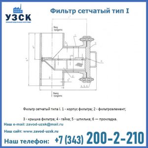 Фильтр сетчатый ФС по Т-ММ-11-2003 в Волгодонске
