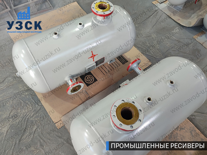 фотография промышленных ресиверовдля газа Волгодонск